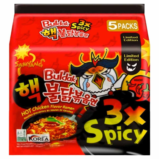 SAMYANG Instant Nudeln Hot Chicken Ramen 3x Spicy 5x 140g